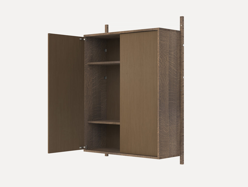 Frama Shelf Library Cabinet / Large / Dark Oiled Oak