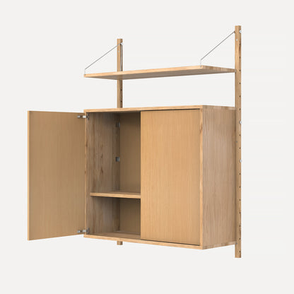 Frama Shelf Library Cabinet / Medium / Oiled Oak