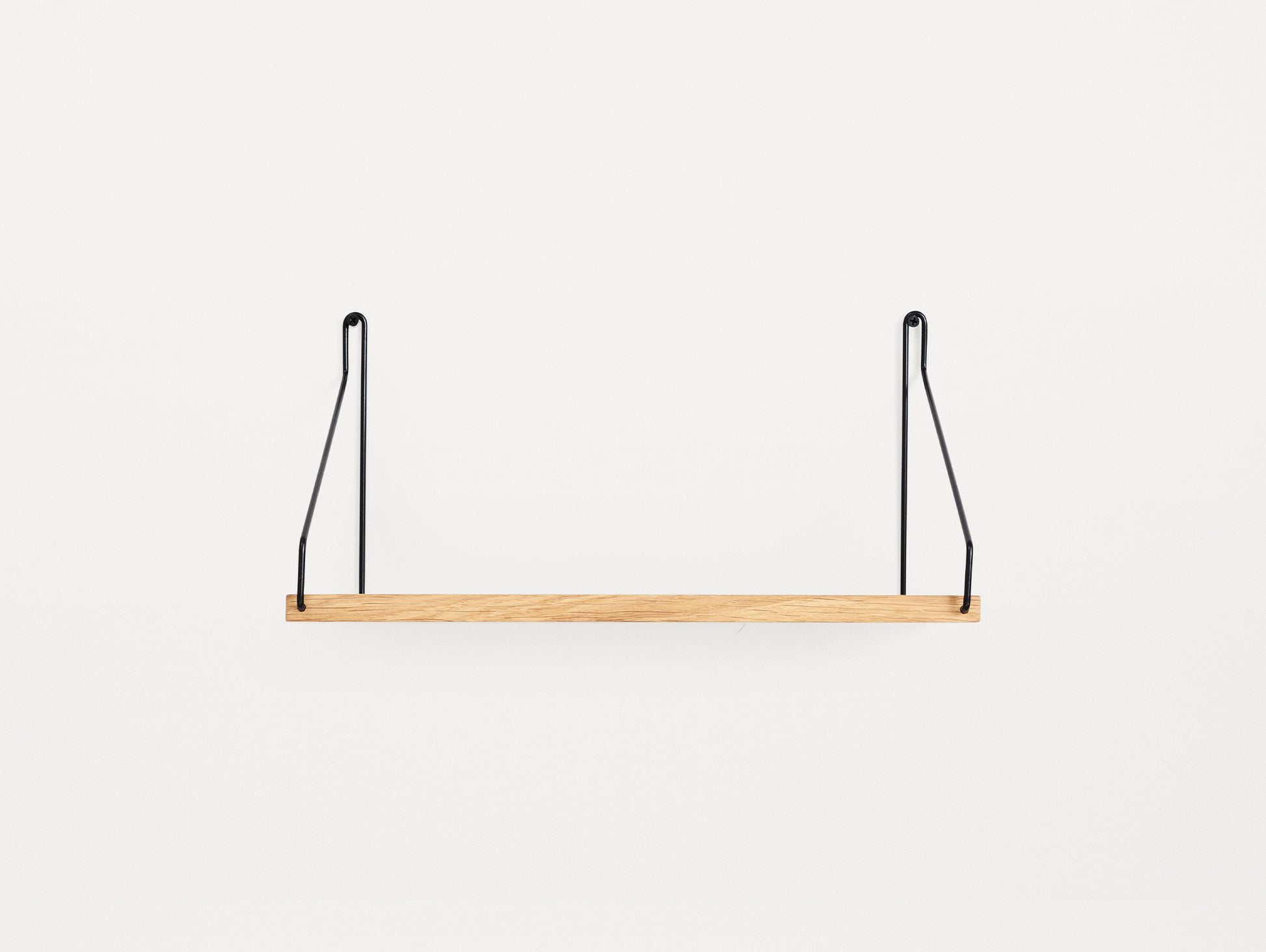 Shelf by Frama - D20 W40 / Oiled Oak / Black Steel Brackets