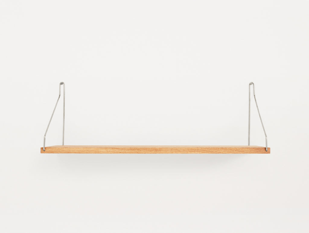 Shelf by Frama - D20 W60 / Oiled Oak / Stainless Steel Brackets