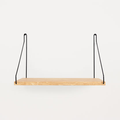 Shelf by Frama - D27 W40 / Oiled Oak / Black Steel  Brackets