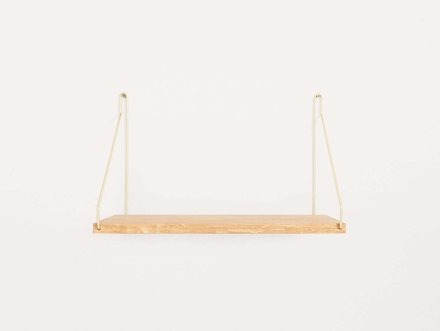 Shelf by Frama - D27 W40 / Oiled Oak / Brass Brackets
