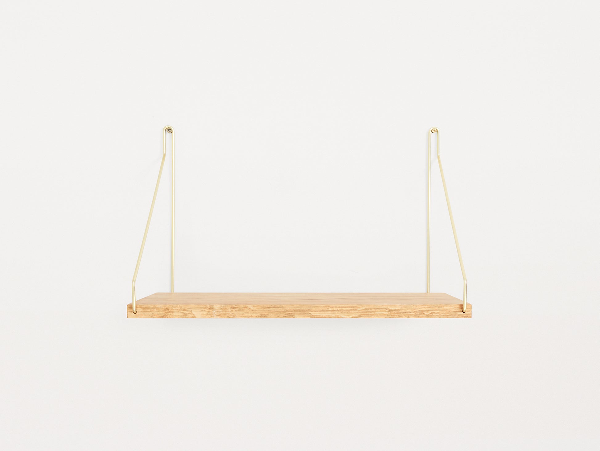 Shelf by Frama - D27 W40 / Oiled Oak / Brass Brackets
