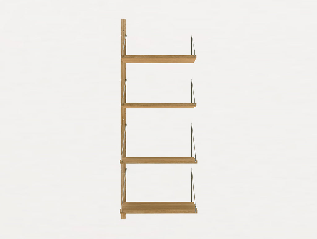 Shelf Library H1148 W40 Add-on in Natural Oiled Oak by Frama