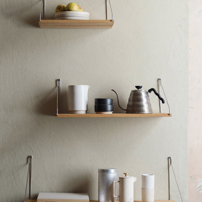 Shelf by Frama - Oiled Oak / Stainless Steel Brackets 