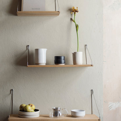 Shelf by Frama - Oiled Oak / Stainless Steel  Brackets 