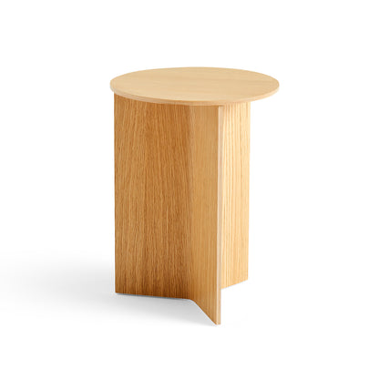 Slit Table Wood High Oak by HAY