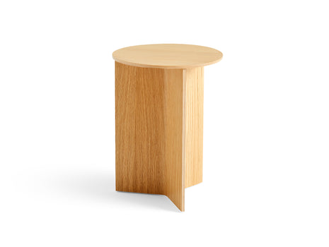 Slit Table Wood High Oak by HAY
