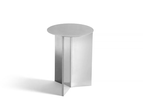 HAY Slit Table High - Polished Stainless Steel