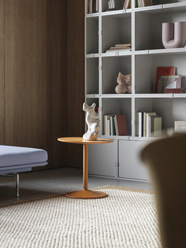 Soft Side Table by Muuto - Diameter : 41 cm / Height: 40cm in Orange Colour