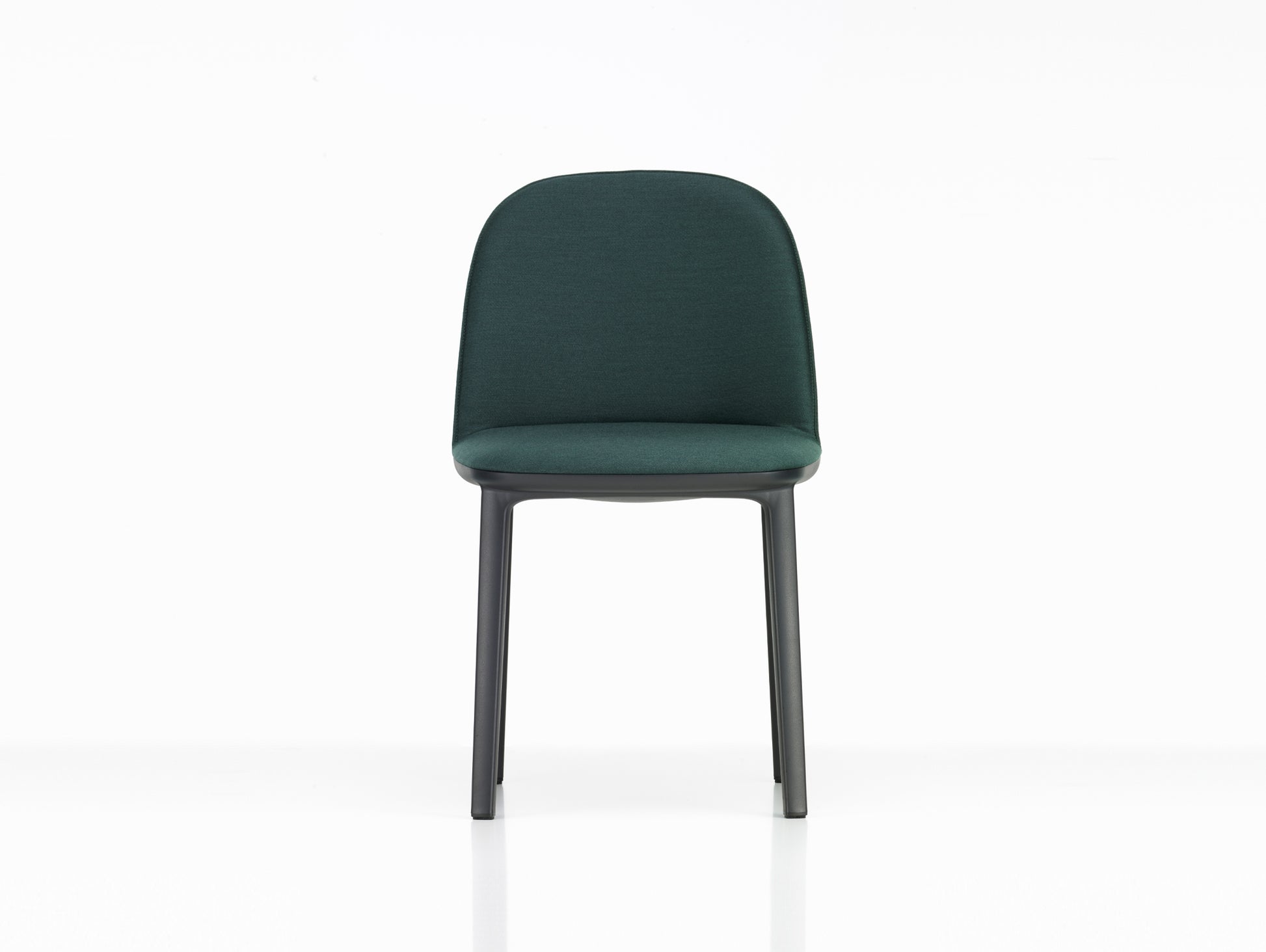 Softshell Side Chair by Vitra - Aura Hunger Green 07 (F100)