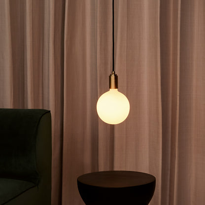 Tala Sphere IV Bulb with Brass Pendant