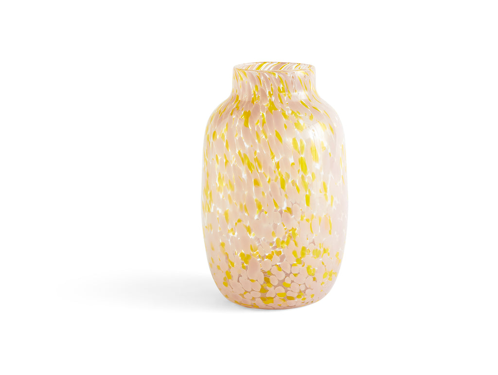 Light Pink and Yellow Splash Vase by HAY