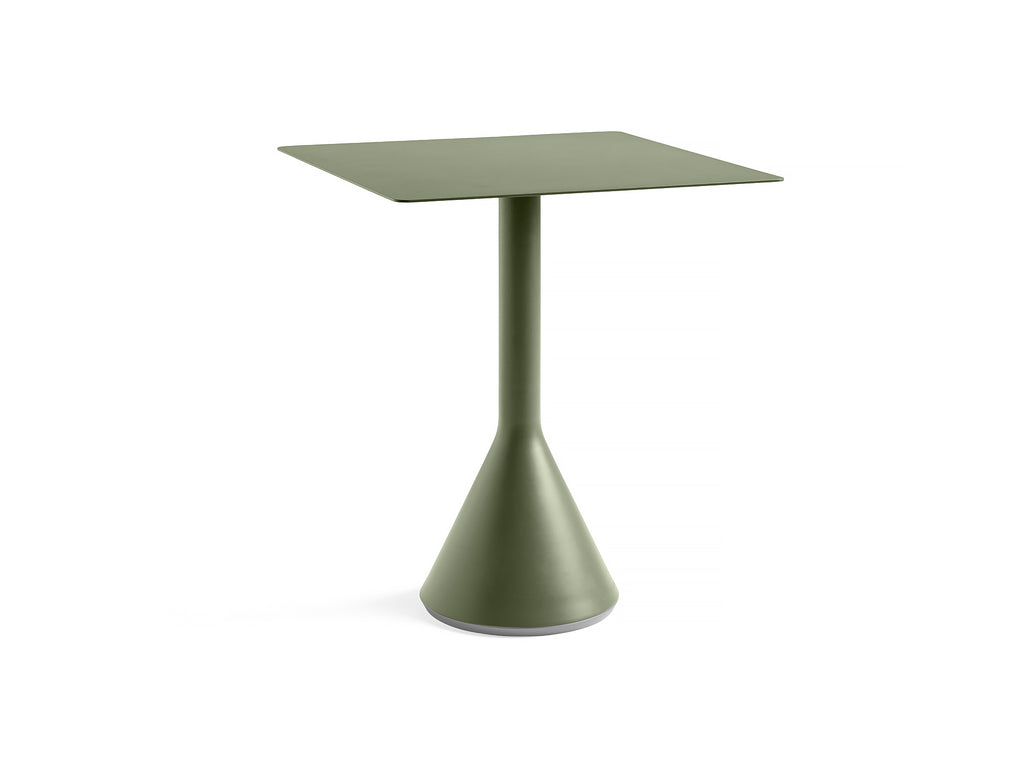 Square Olive Palissade Cone Table by HAY