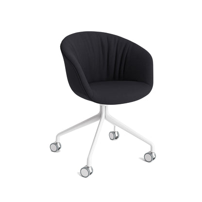 About A Chair AAC 25 Soft by HAY - Steelcut Trio 195 / White Powder Coated Aluminium