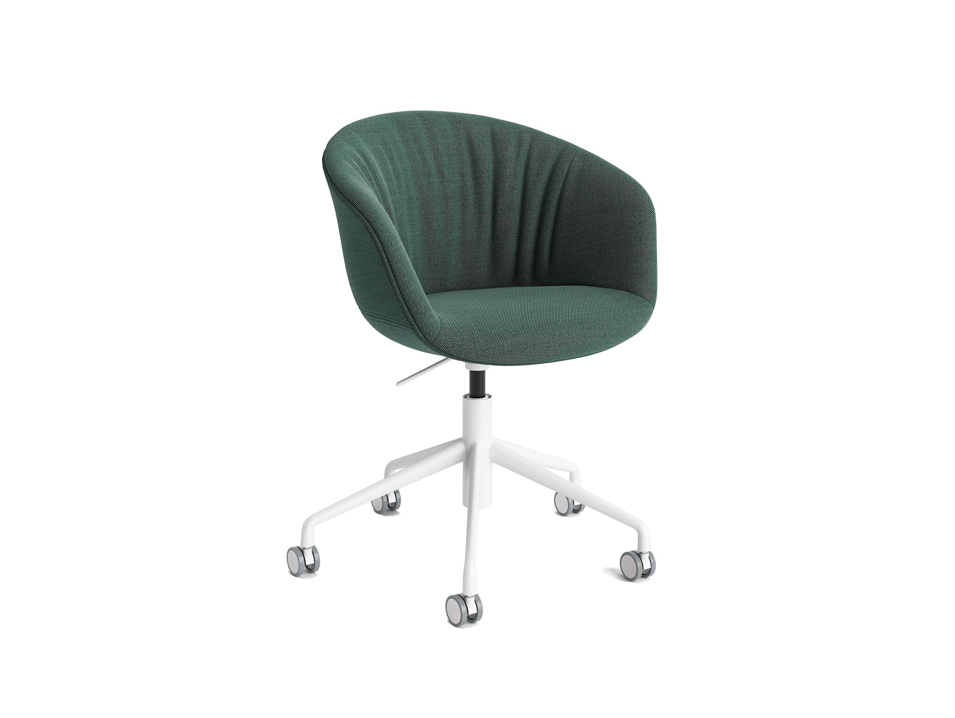 About A Chair AAC 53 Soft by HAY -  Steelcut Trio 3 966/ White Powder Coated Aluminium