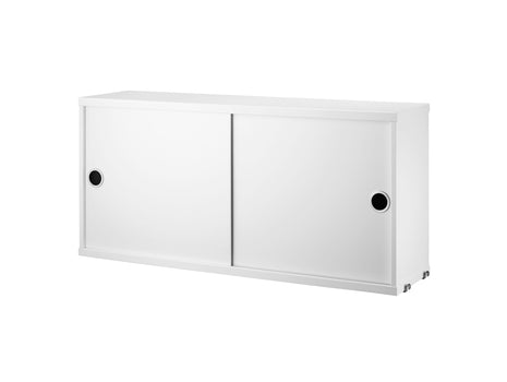 String System Shallow Cabinet - White