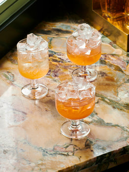 Tavern Glass by HAY Medium and Large with a nice Negroni
