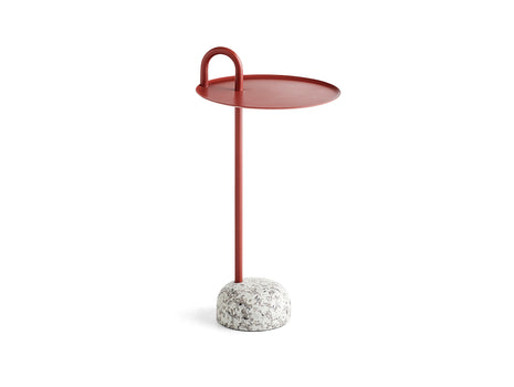 Tile Red Bowler Table by HAY