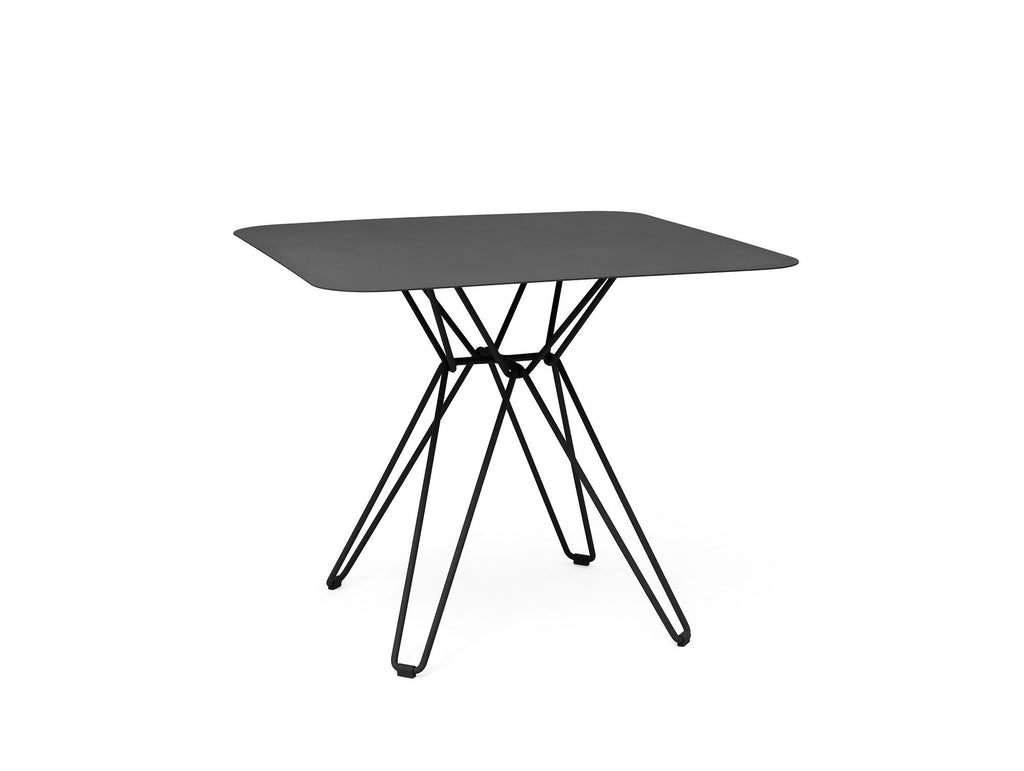 Tio Cafe Table by Massproductions - 85 cm Square top with 72 cm Base / Black