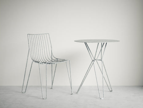 Tio Galvanised Special Editions -  Dining Chair and Cafe Table