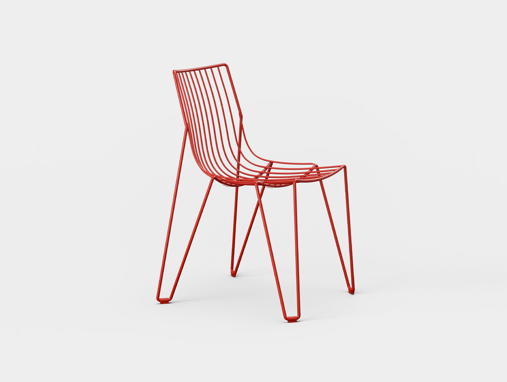 Massproductions Tio Chair in Pure Red