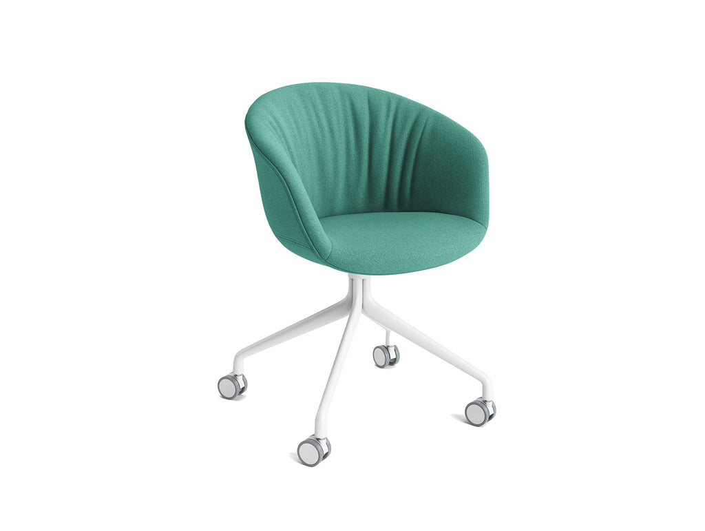 About A Chair AAC 25 Soft by HAY - Vidar 943 / White Powder Coated Aluminium