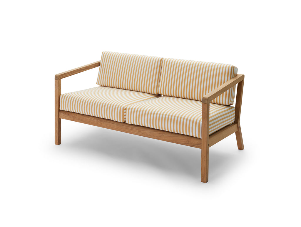 Virkelyst 2-Seater Sofa by Skagerak - Golden Yellow Stripe