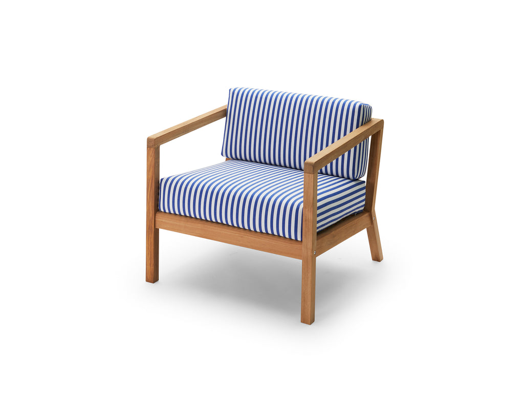 Virkelyst Chair by Skagerak - Sea Blue Stripe