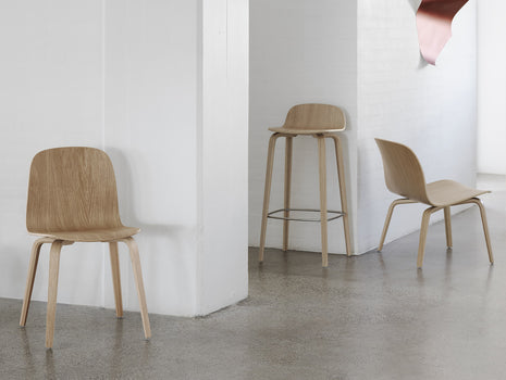 Visu Chair Wood Base - Set of 2 by Muuto