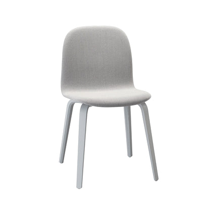 Grey Legs / Steelcut Trio 133 Visu Chair Wood Base Upholstered - Set of 2 by Muuto