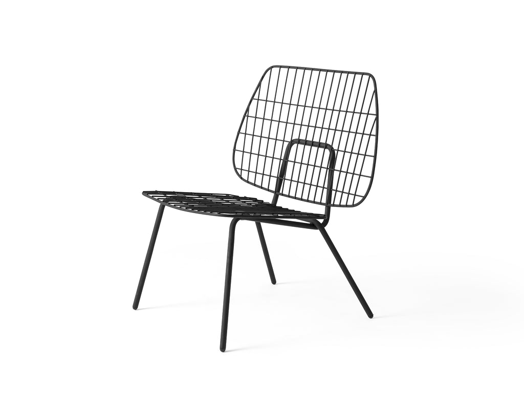 Black WM String Lounge Chair - Set of 2 Chairs by Menu