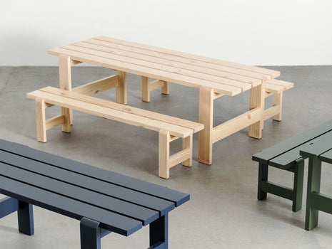 Weekday Table by HAY - Length: 230 cm / Lacquered Pinewood
