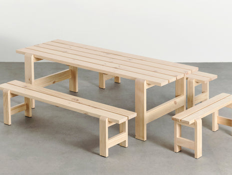 Weekday Bench by HAY - Lacquered Pinewood