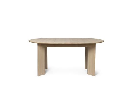 White Oiled Beech Bevel Extendable Table (117 - 167 cm) by Ferm Living