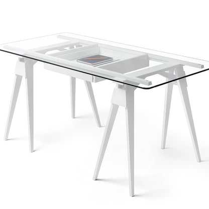 White Arco Desk by Design House Stockholm
