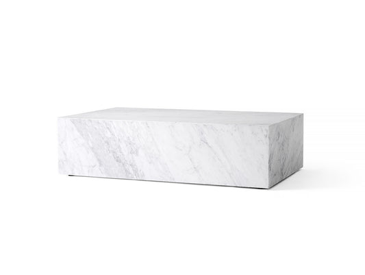Marble Plinth Low - Carrara Marble - by Menu