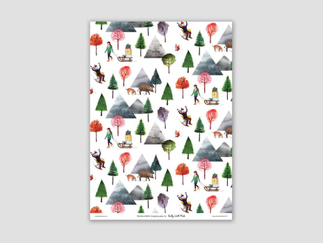 Woodland Walks wrapping paper by Really Well Made