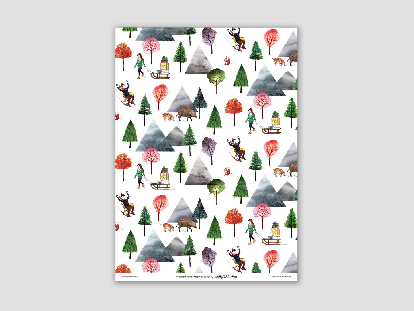 Woodland Walks Wrapping Paper