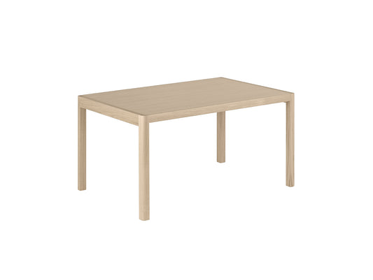 Workshop Table by Muuto - 140 x 92 cm / Oak Veneer Top and Lacquered Oak Base