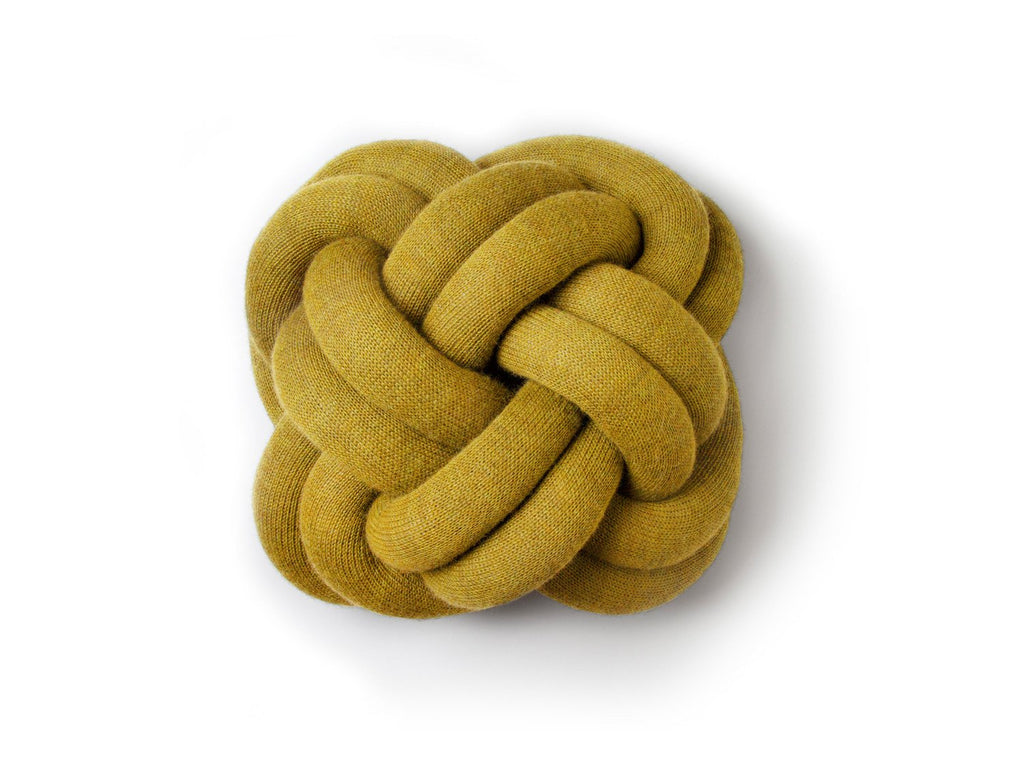 Yellow Knot Cushion by Design House Stockholm