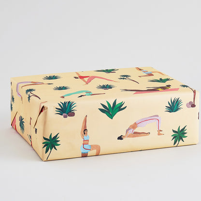 Yoga Wrapping Paper x 3 Sheets by Wrap