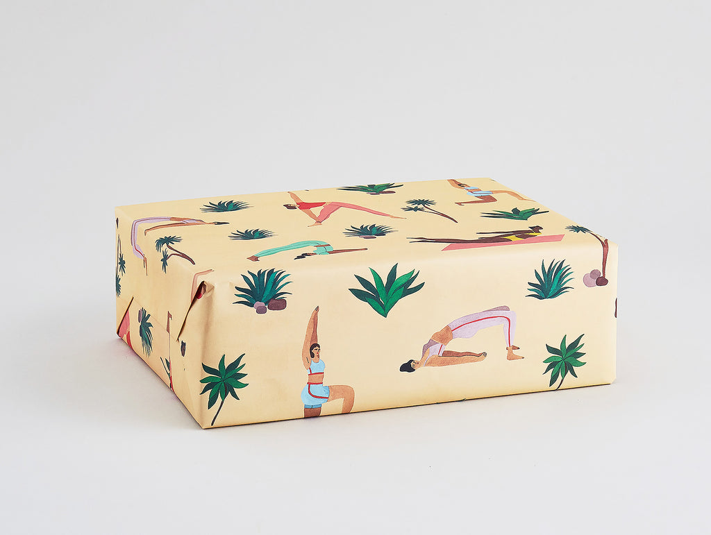 Yoga Wrapping Paper x 3 Sheets by Wrap