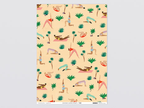 Yoga Wrapping Paper by Wrap