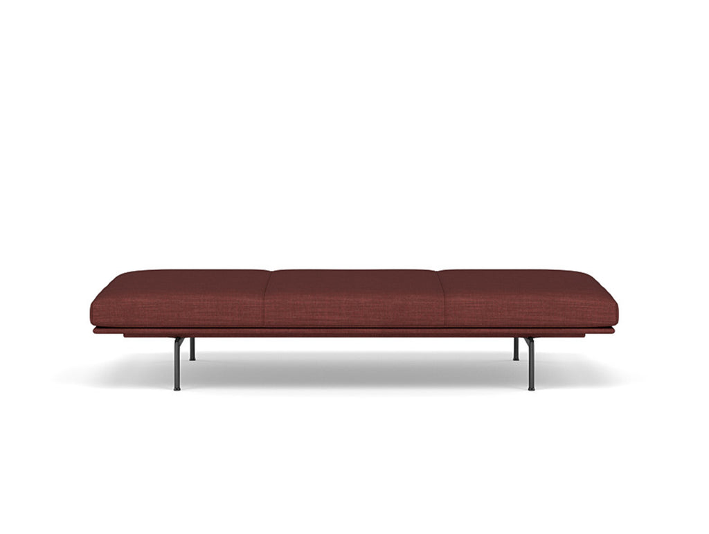 Outline Daybed - Black Aluminium Base / canvas 576