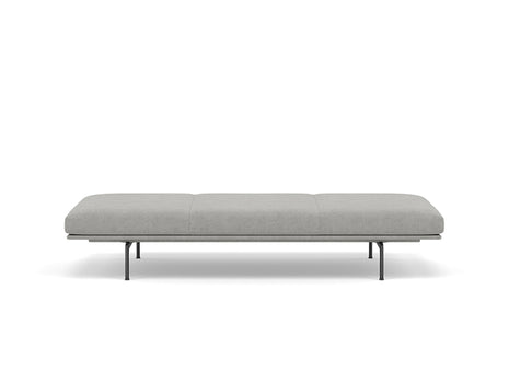 Outline Daybed - Black Aluminium Base / fiord 151