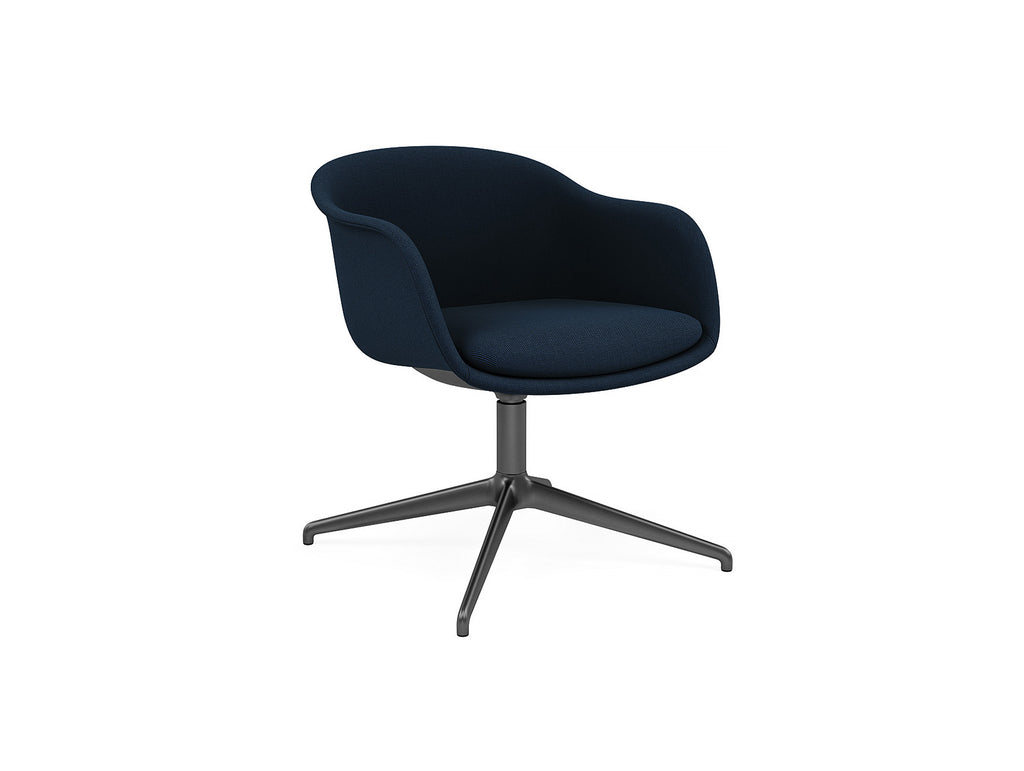 Fiber Conference Armchair with Swivel Base with Return by Muuto - steelcut trio 796