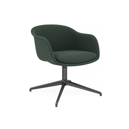 Fiber Conference Armchair with Swivel Base with Return by Muuto - twill weave 990