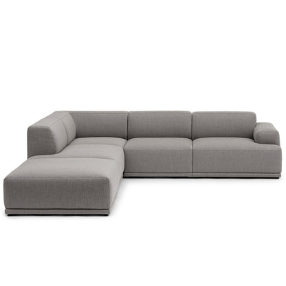 Connect Soft Corner Modular Sofa by Muuto - Configuration 1 / Re-wool 128