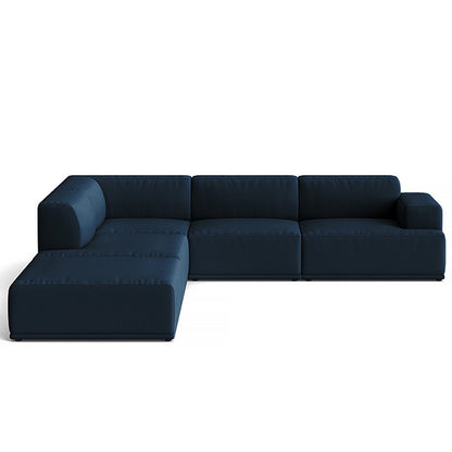 Connect Soft Corner Modular Sofa by Muuto - Configuration 1 / Steelcut Trio 796